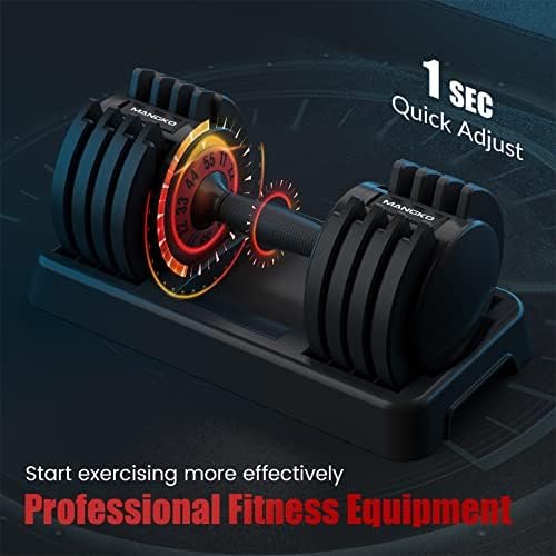 Mangko Adjustable Dumbbell Lb Single Dumbbell Weight In Free Weight Dumbbell With Anti