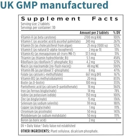 Advanced Women S Multivitamin Methylated Folate Clean Label Vegan   51ViH4lMcDL. AC  